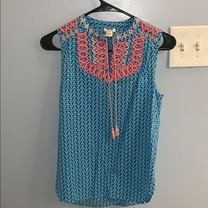 J CREW sleeveless top size S petite